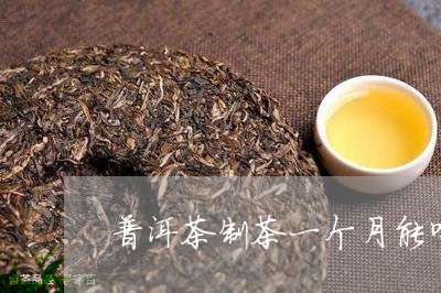 普洱茶制茶一个月能喝吗/2023082740703