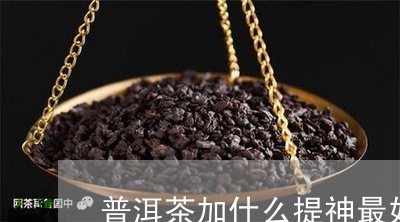 普洱茶加什么提神最好喝/2023081540584