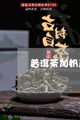 普洱茶加奶盖叫什么名字/2023102475159