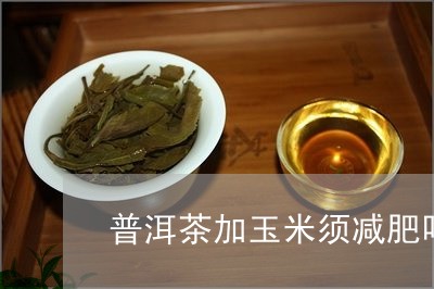 普洱茶加玉米须减肥吗/2023092707382