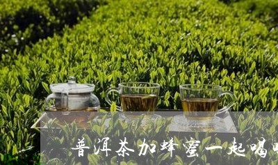 普洱茶加蜂蜜一起喝吗/2023061537161