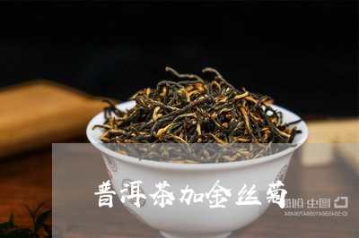 普洱茶加金丝菊/2023082960517