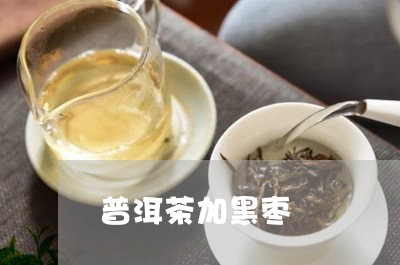 普洱茶加黑枣/2023042730801