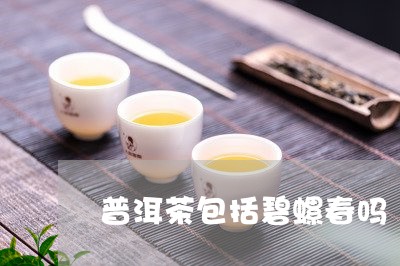 普洱茶包括碧螺春吗/2023091483928