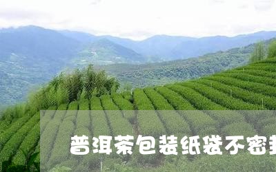 普洱茶包装纸袋不密封/2023120644815