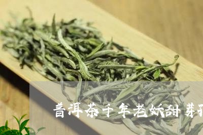 普洱茶千年老妖甜芽孢/2023092659592