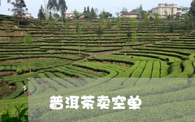 普洱茶卖空单/2023091337370