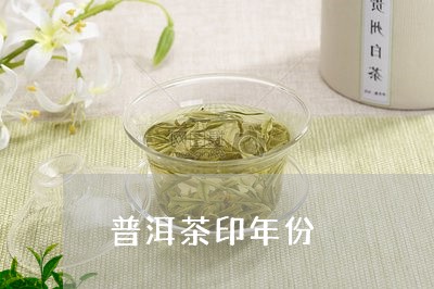 普洱茶印年份/2023042755827