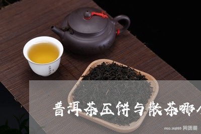 普洱茶压饼与散茶哪个好喝/2023110225046