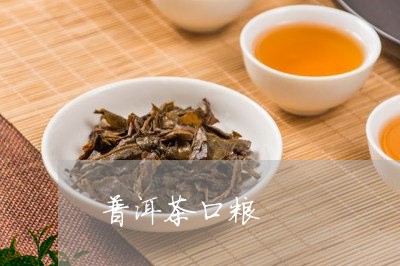 普洱茶口粮/2023090649571