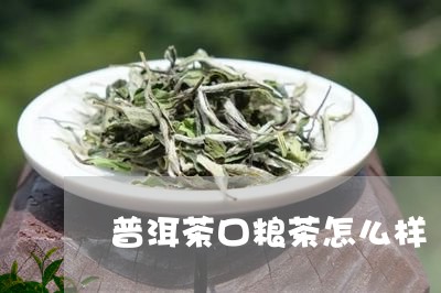 普洱茶口粮茶怎么样/2023071029471