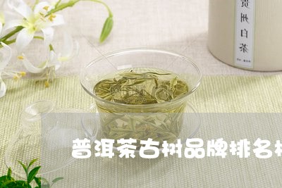 普洱茶古树品牌排名榜前十名/2023082916150