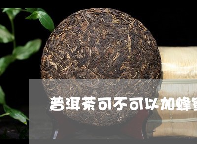 普洱茶可不可以加蜂蜜/2023061530416