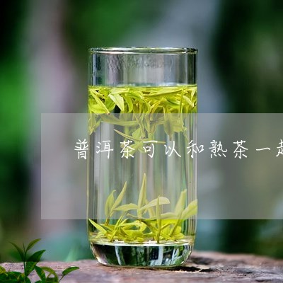 普洱茶可以和熟茶一起煮吗/2023112836159