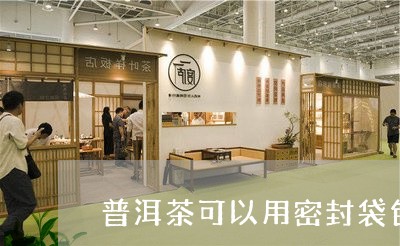 普洱茶可以用密封袋包装吗/2023110209384