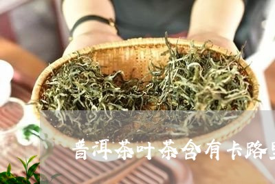 普洱茶叶茶含有卡路里/2023062819503