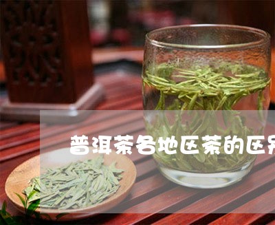 普洱茶各地区茶的区别/2023062248581