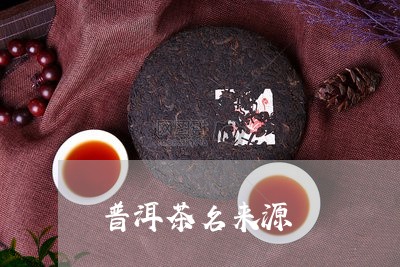 普洱茶名来源/2023042619136