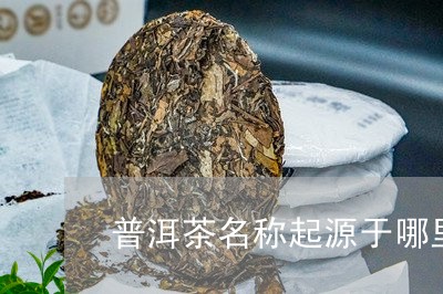 普洱茶名称起源于哪里/2023061994059