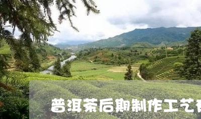 普洱茶后期制作工艺有哪些/2023082761937