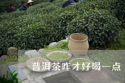 普洱茶咋才好喝一点/2023110328513