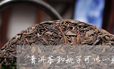 普洱茶和桃子可以一起吃吗/2023051021695