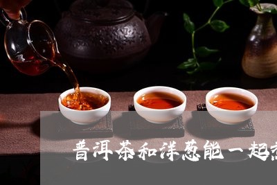 普洱茶和洋葱能一起煮喝吗/2023082561692