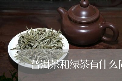 普洱茶和绿茶有什么同/2023092981503