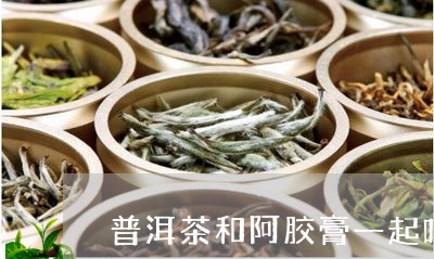 普洱茶和阿胶膏一起吃/2023061572605