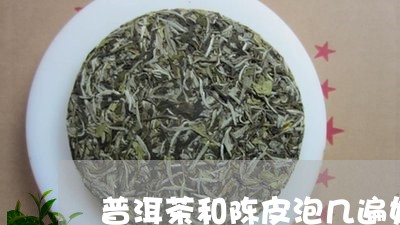 普洱茶和陈皮泡几遍好/2023072446038