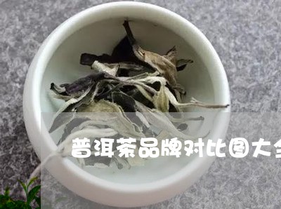 普洱茶品牌对比图大全图片/2023121607481