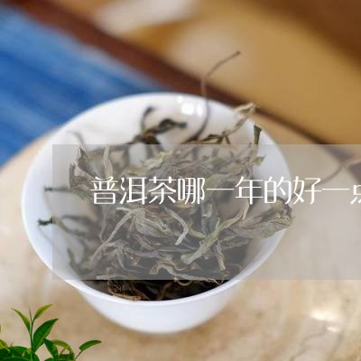 普洱茶哪一年的好一点/2023120626361