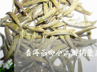 普洱茶哪个品牌销量高/2023080252826