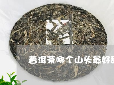 普洱茶哪个山头最好甜/2023100535169