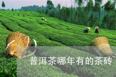 普洱茶哪年有的茶砖/2023120563726