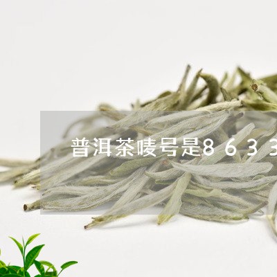 普洱茶唛号是8633/2023080291828