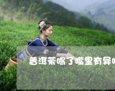 普洱茶喝了嘴里有异味/2023100656494