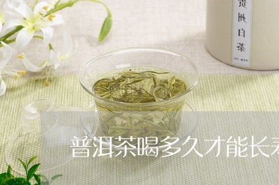 普洱茶喝多久才能长寿/2023080159593