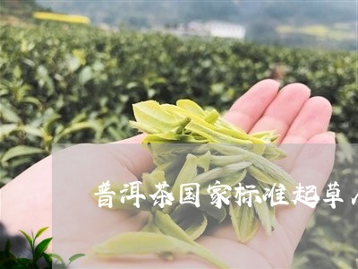 普洱茶国家标准起草人/2023072231615