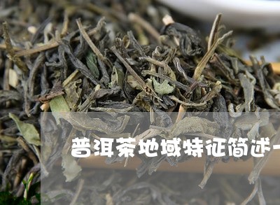 普洱茶地域特征简述一下/2023050562623