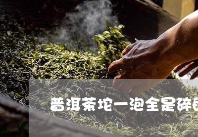 普洱茶坨一泡全是碎的/2023061549482