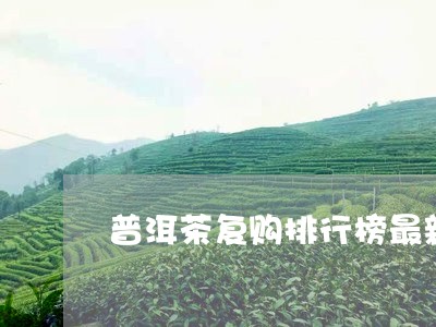 普洱茶复购排行榜最新/2023082738692