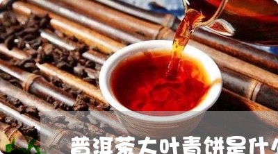 普洱茶大叶青饼是什么/2023093029472