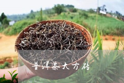 普洱茶大方砖/2023042760049