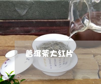 普洱茶大红片/2023101635148