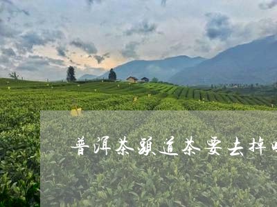 普洱茶头道茶要去掉吗/2023062429635