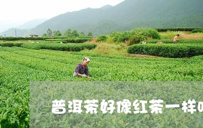 普洱茶好像红茶一样吗/2023061573926