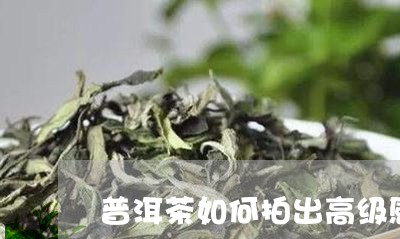 普洱茶如何拍出高级感的照片/2023110417060