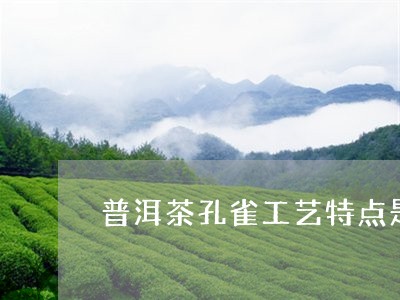 普洱茶孔雀工艺特点是哪些/2023083004147