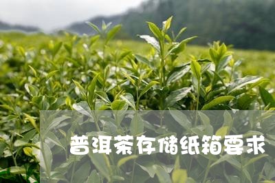 普洱茶存储纸箱要求/2023082640414